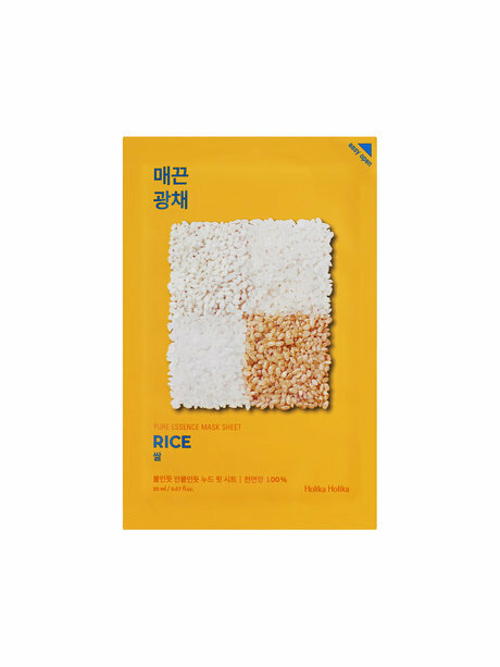 HOLIKA HOLIKA Маска тканевая для лица Pure Essence Mask Sheet Rice, 20 мл