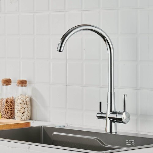 Изображение товара Смеситель для кухни с подключением фильтра питьевой воды Shevanik S428