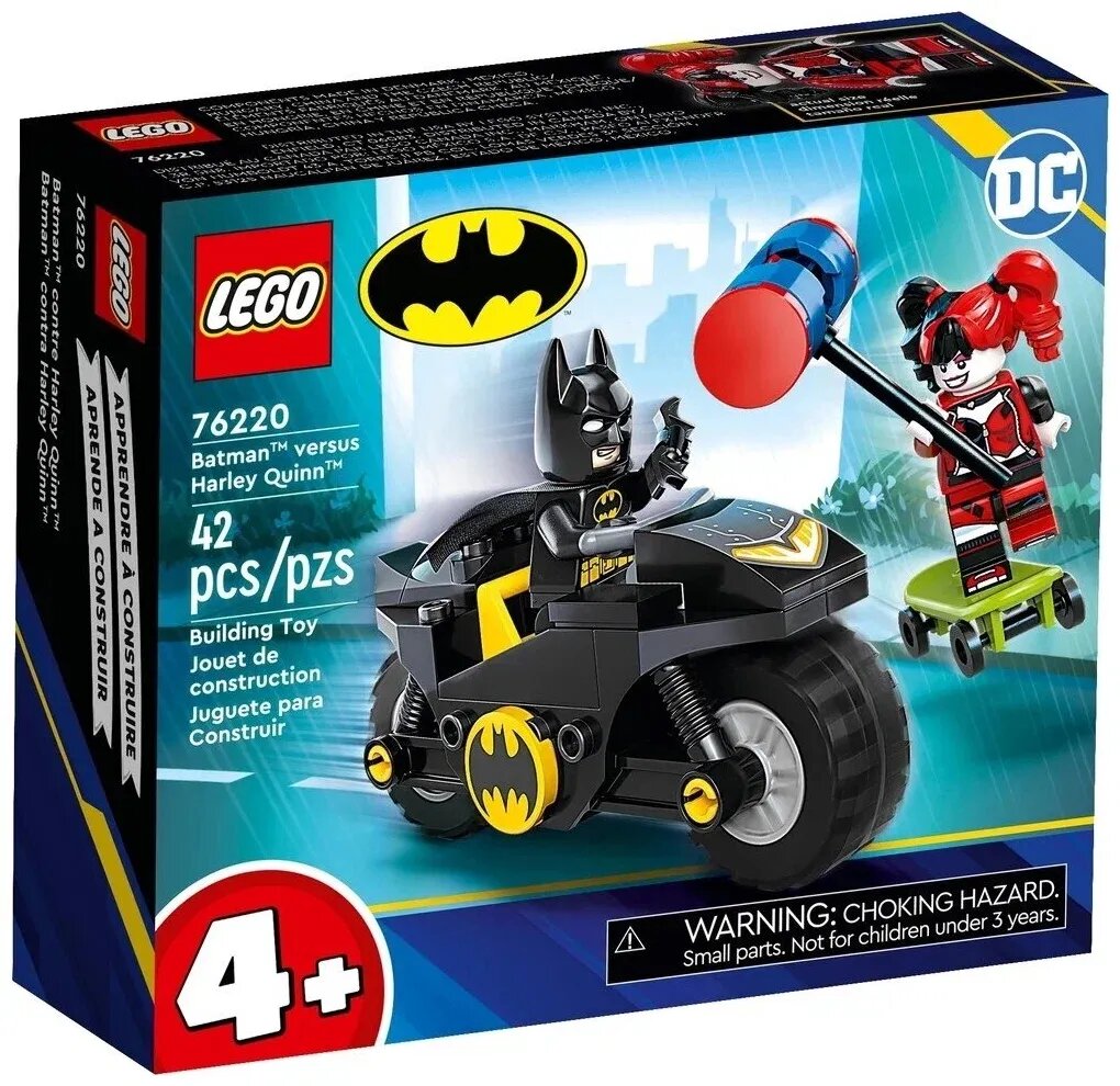 Конструктор LEGO Super Heroes 76220 Бэтмен против Харли Квинн