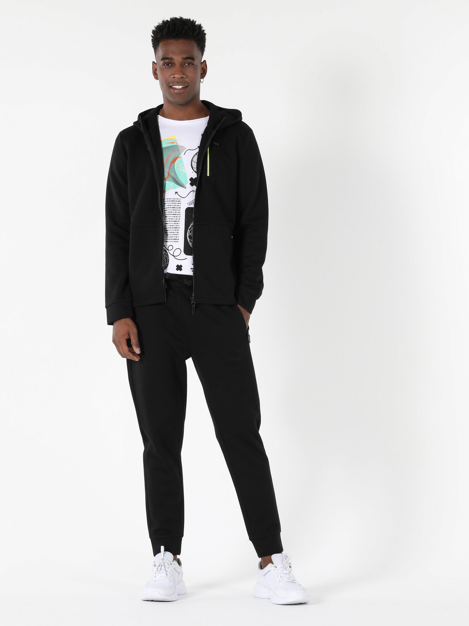 Брюки COLIN'S Slim Fit, размер S, черный