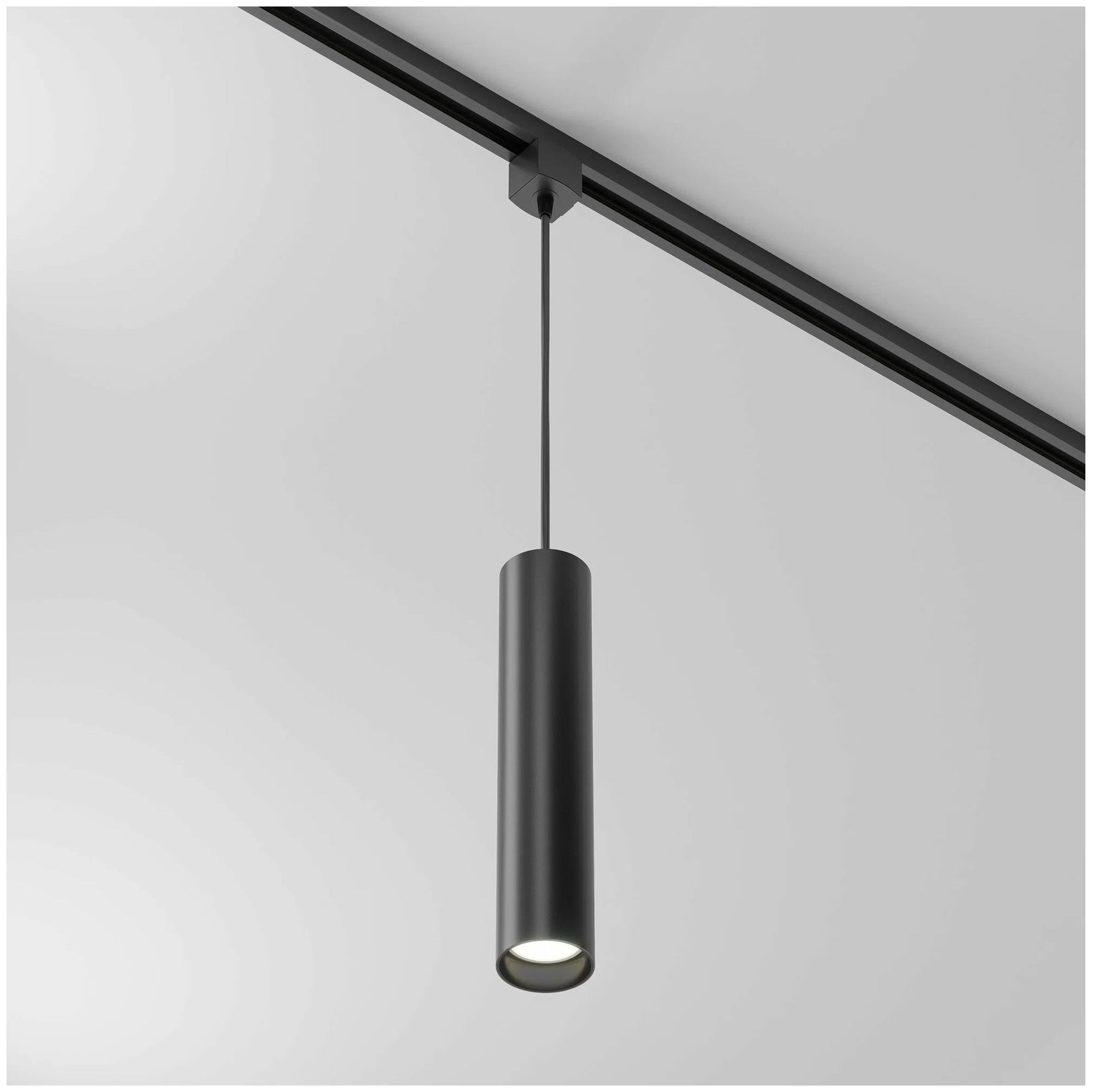 Трековый светильник Maytoni Focus TR025-1-GU10-B, GU10, 50 Вт, металл, черный