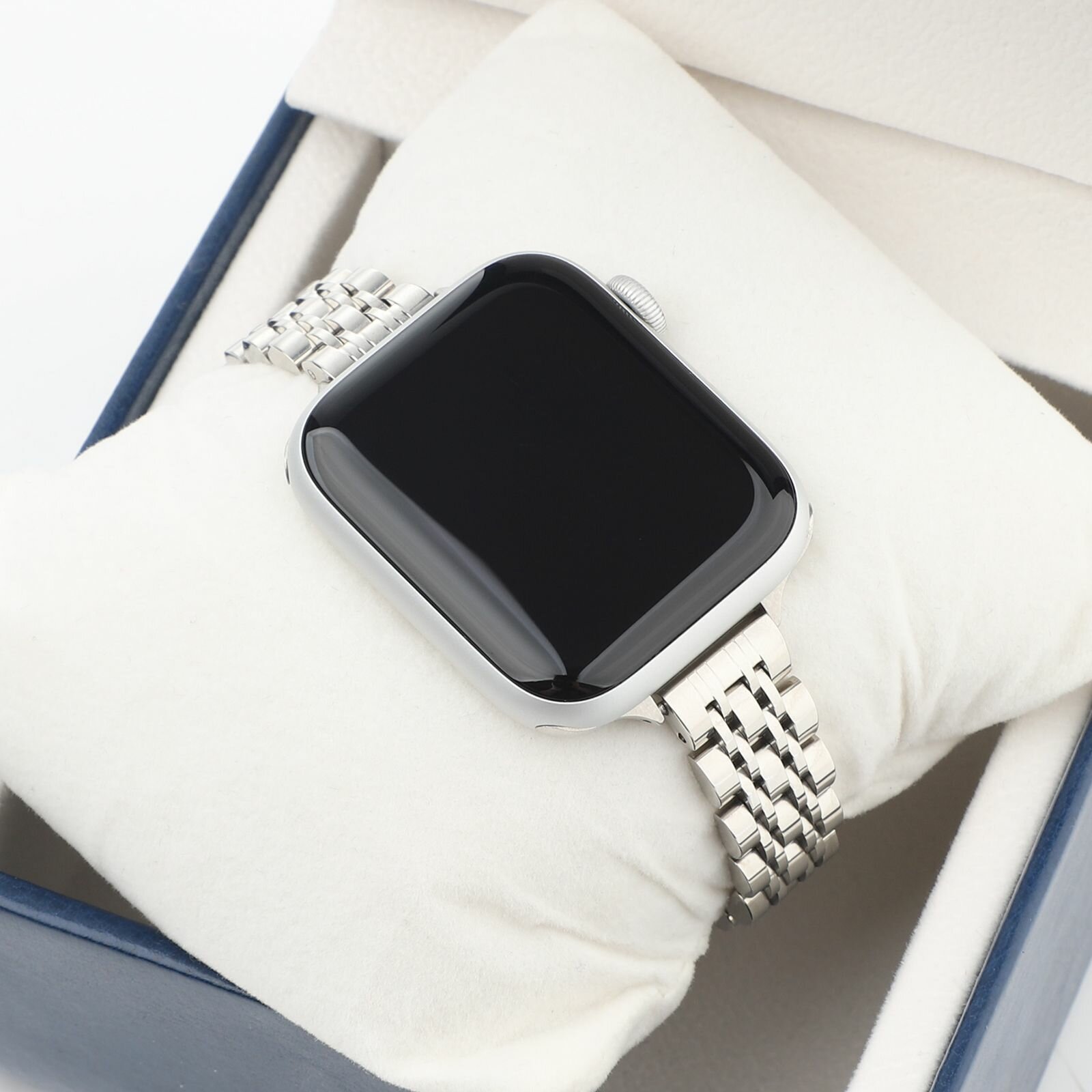 Металлический ремешок для Apple Watch Series 1-11 38-40-41-42мм - серебристый — фото 1