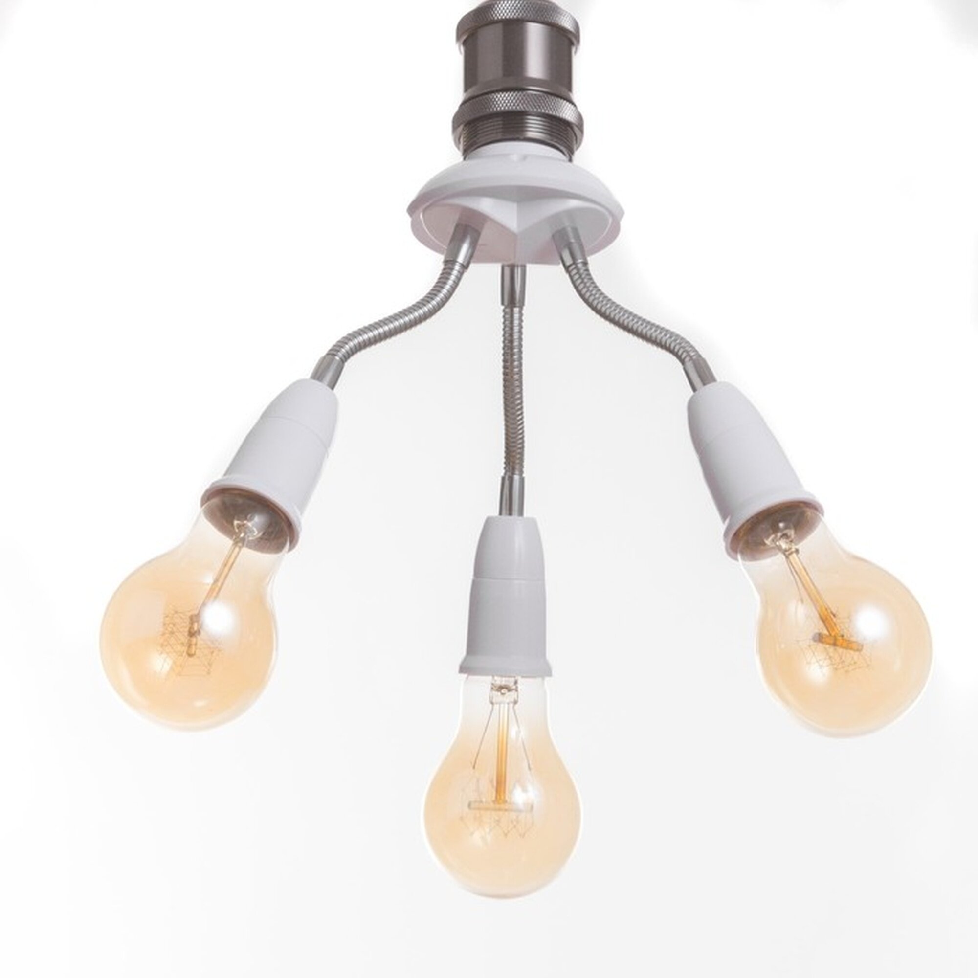 Светильник  Синди трио  Е27  3хЕ27  15Вт белый 8х8х22см BayerLux