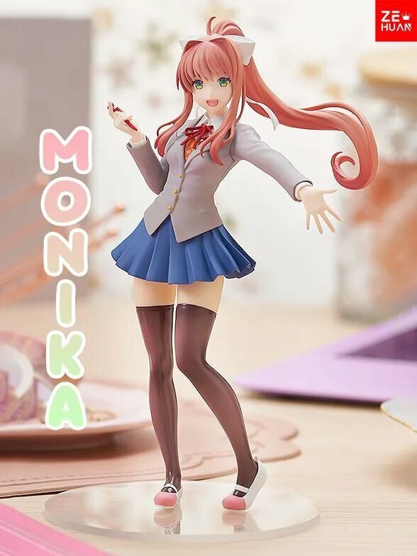 Aниме фигурка Doki Doki Literature Club Моника   Monika 18cm