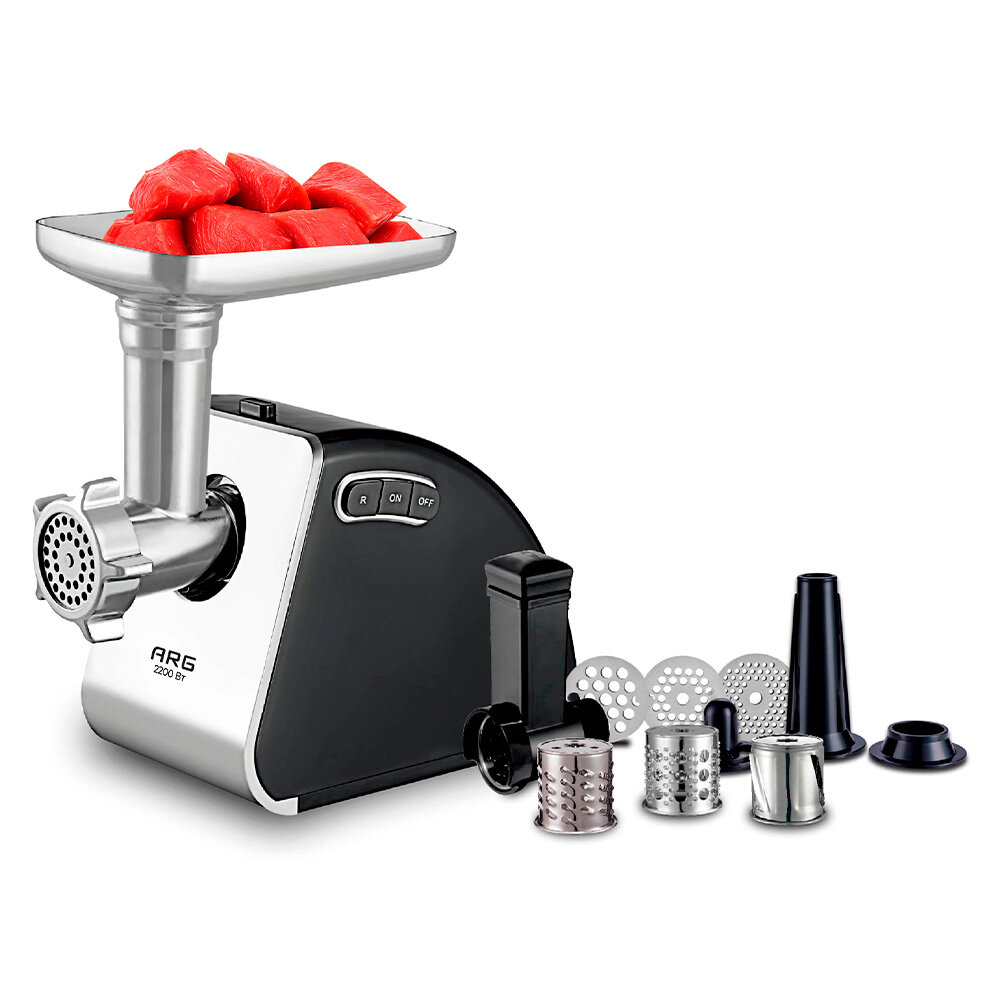 Мясорубка ARG MG-401 пластик металл 25 кг/мин 2200Вт черная