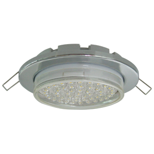 Встраиваемый стильный светильник Ecola LIGHT GX53 H6 хром TC5325ECB
