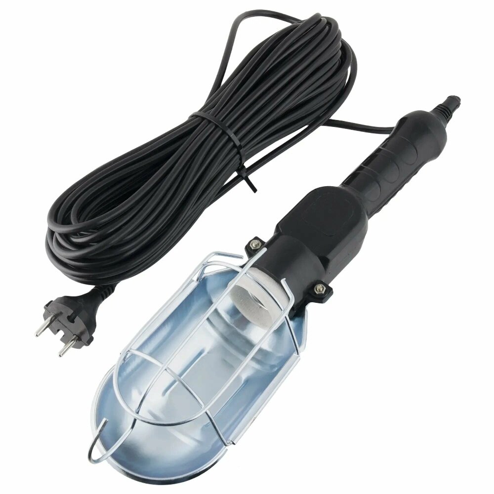 Электро переноска эвапром гаражная 10 м Е27 черная.10м