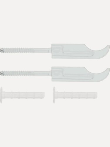 Изображение товара Кронштейн штыревой прямой с дюбелем для радиаторов 9х180 мм (сабля) AV ENGINEERING 2 штуки (AVE1804000A)