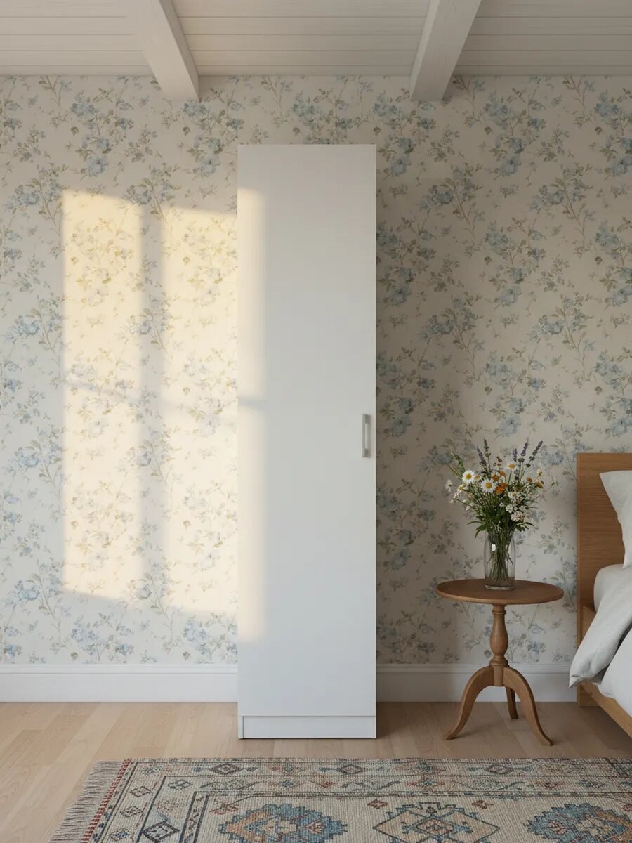 На балкон распашной шкаф пенал FRESTER с полками для одежды, от производителя