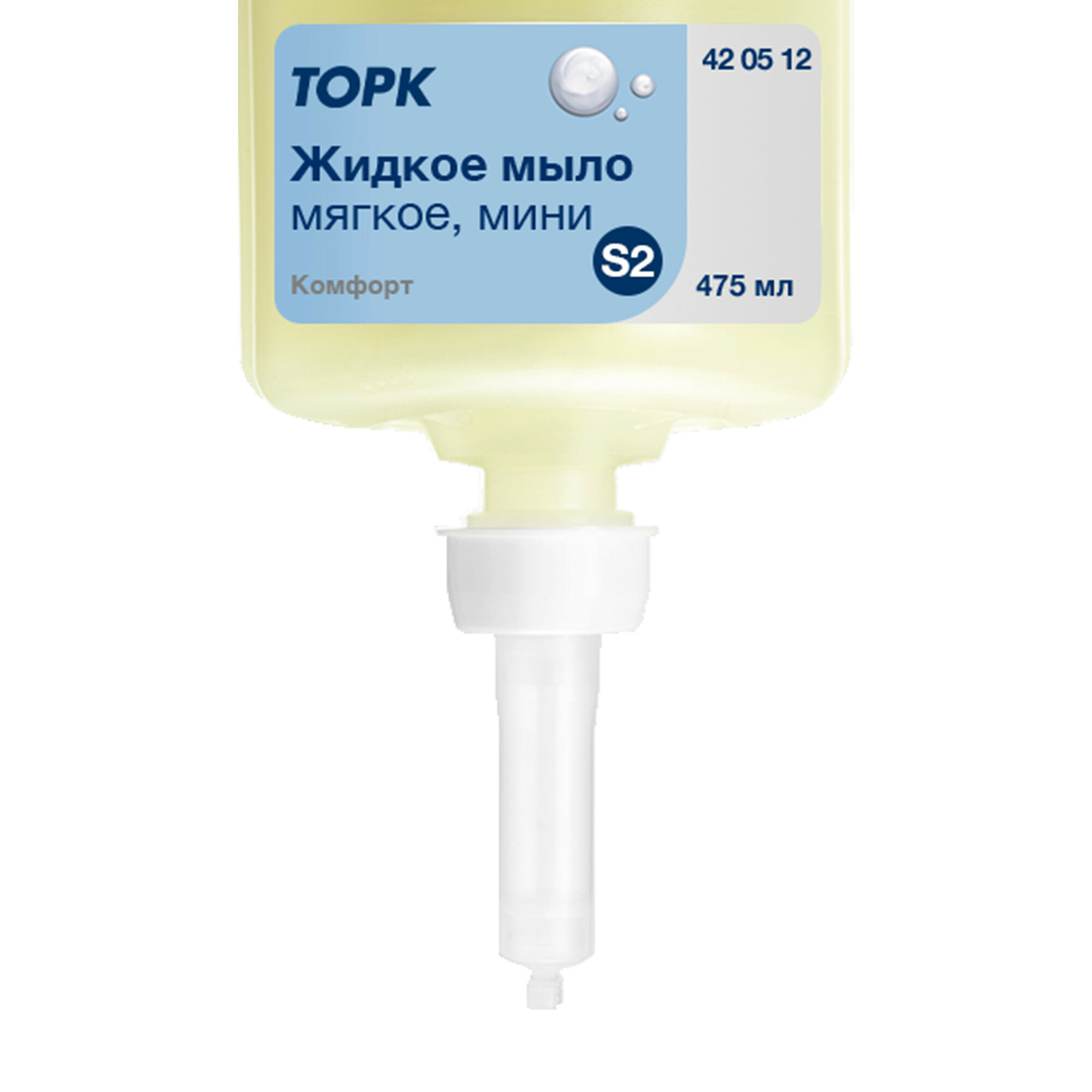 Tork жидкое мыло мягкое мини система S2 475 мл. арт. 420512