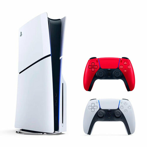 Игровая приставка Sony PlayStation 5 Slim с дисководом 1 ТБ два геймпада 79400₽