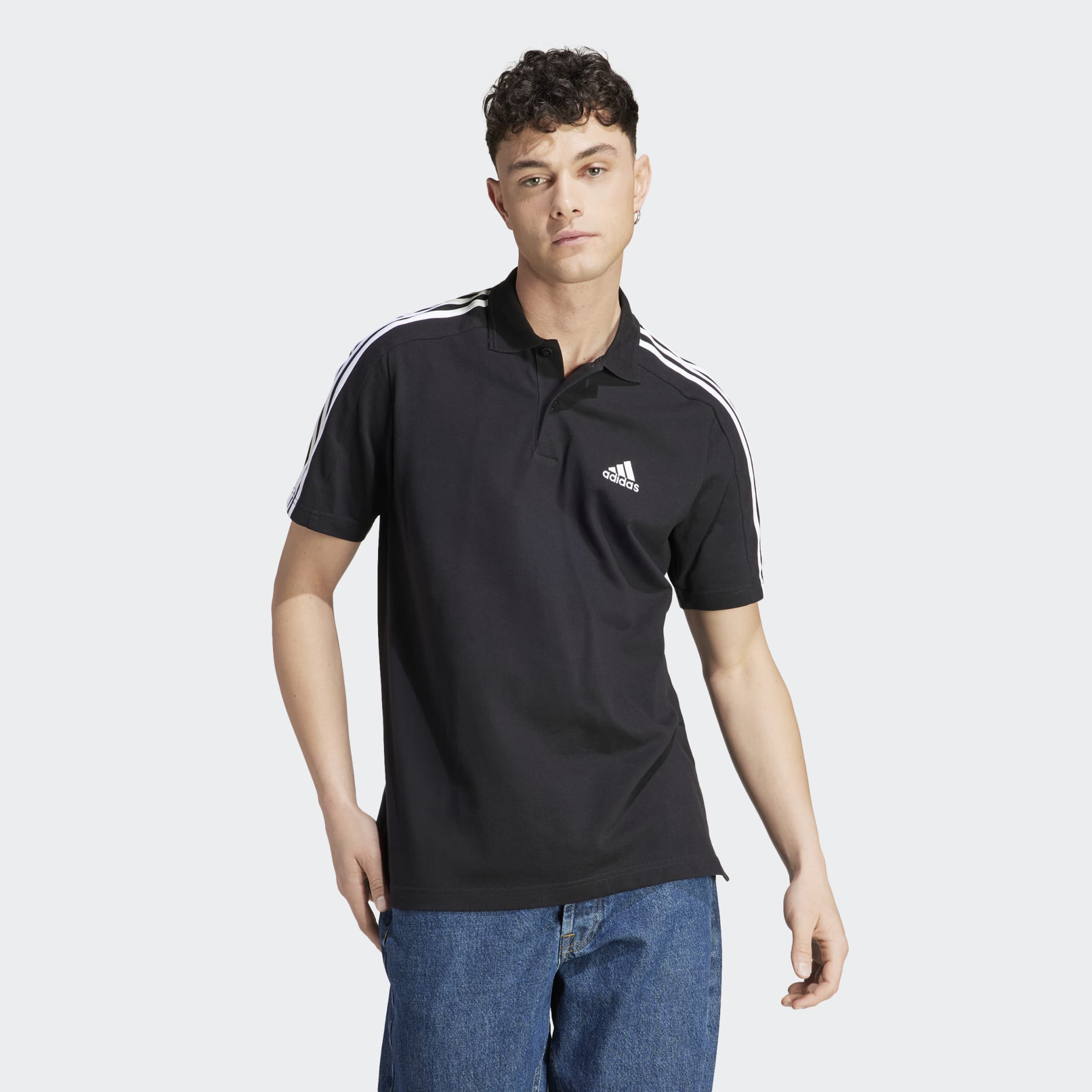 Поло спортивное adidas 3-Stripes Polo Shirt