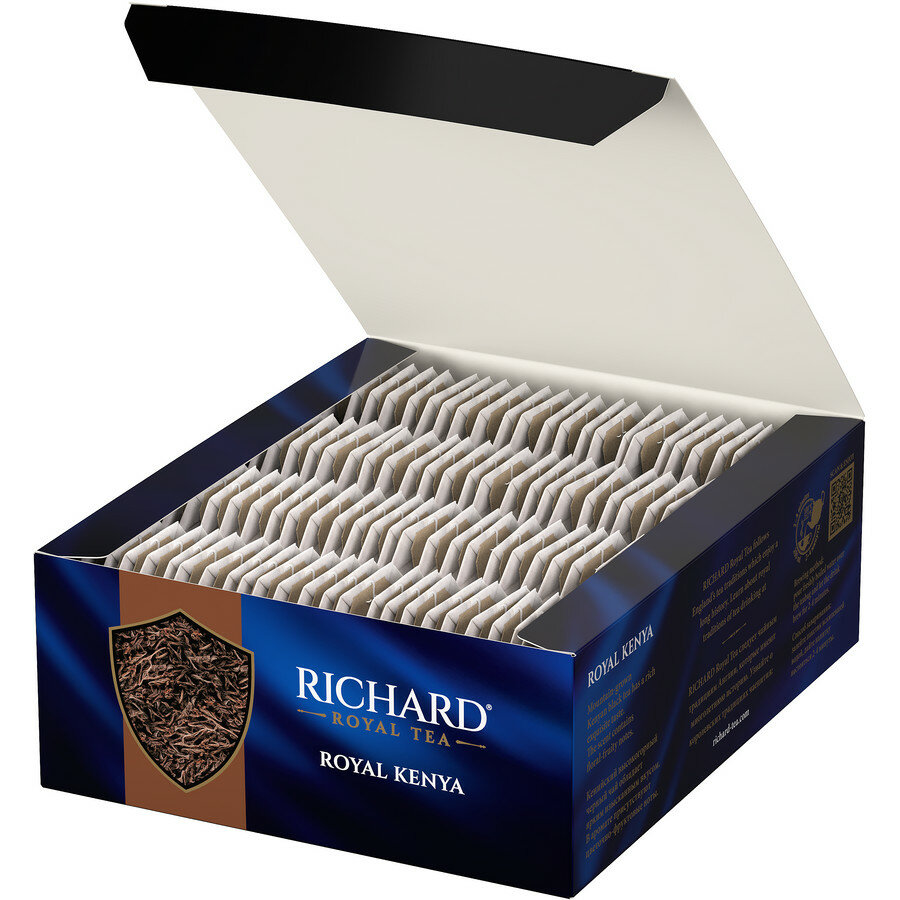 Чай черный Richard Royal Kenya в пакетиках, 100х2 г - фото №4