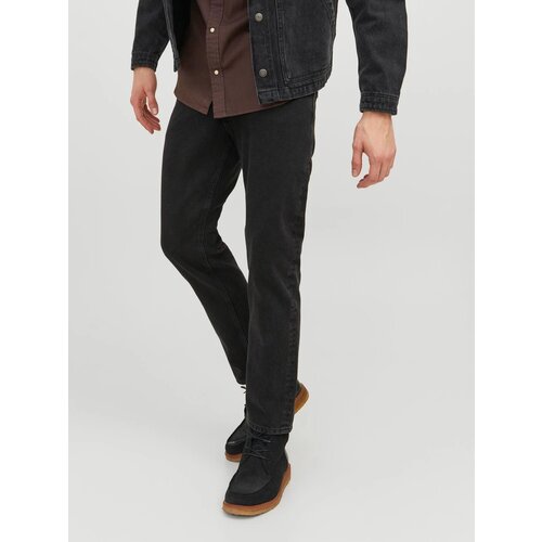 Джинсы классические Jack & Jones, размер 32/34, черный джинсы классические levi s размер 32 34 черный