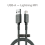 Кабель COMMO Range Cable USB-A - Lightning MFI new