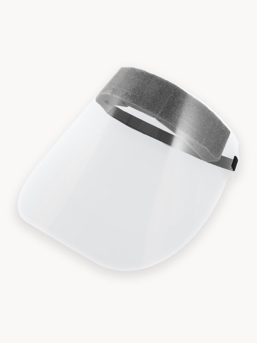 Защитный экран Flexpocket, многоразовый, с наголовным креплением, серый