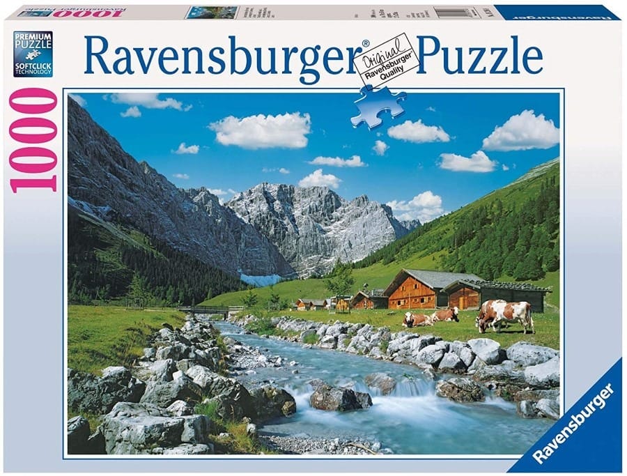 Пазл Ravensburger Австрия - Горы Карвендель, 1000 элементов, 70x50 см