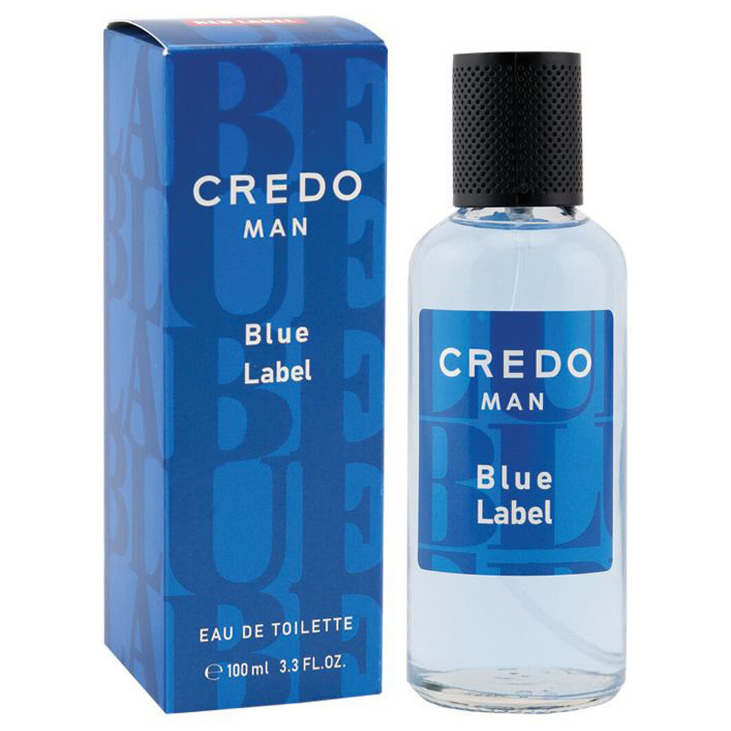 Туалетная вода мужская Delta Parfum Credo Blue Label 100мл