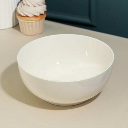 Салатник «Универсальный», d=18 см, 1.2 л, белый, фарфор