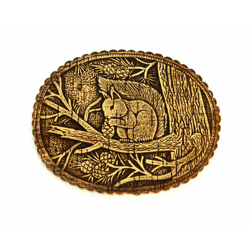 Подставка под горячее из бересты 