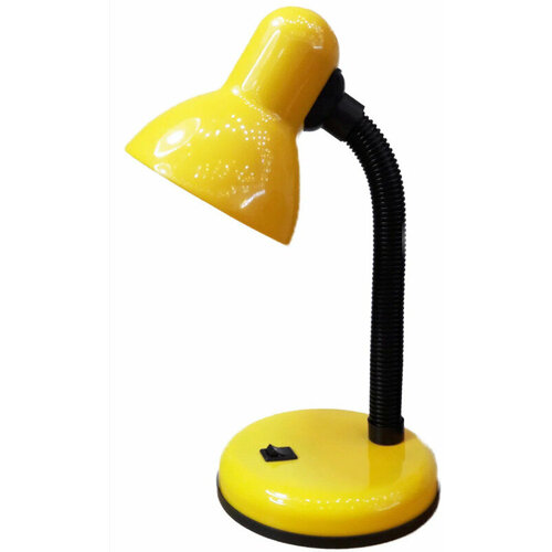 Лампа настольная UT-208А Е27 60W желтая на металлической подставке шнур 1,5м Уютель