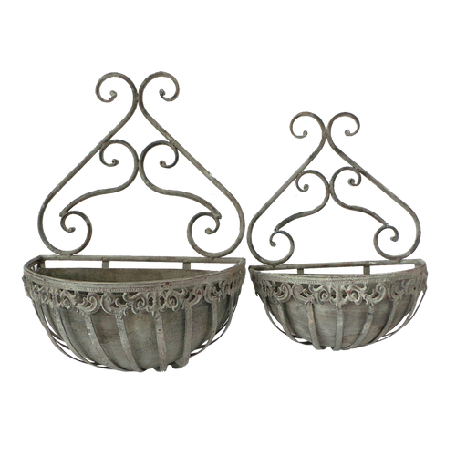 Кашпо подвесное, пара, для цветов декоративное, \