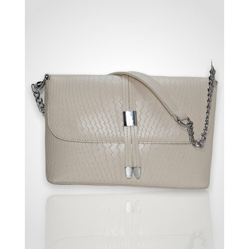 фото Сумка кросс-боди , фактура гладкая, бежевый bental