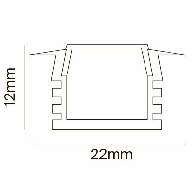 Алюминиевый профиль Maytoni Technical Led strip ALM005S-2M