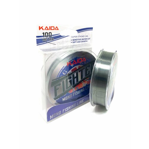 Леска Kaida FIGHTER 100м 0.25мм 7.74кг 17.10lb леска рыболовная kaida coral 0 25 мм 100 м