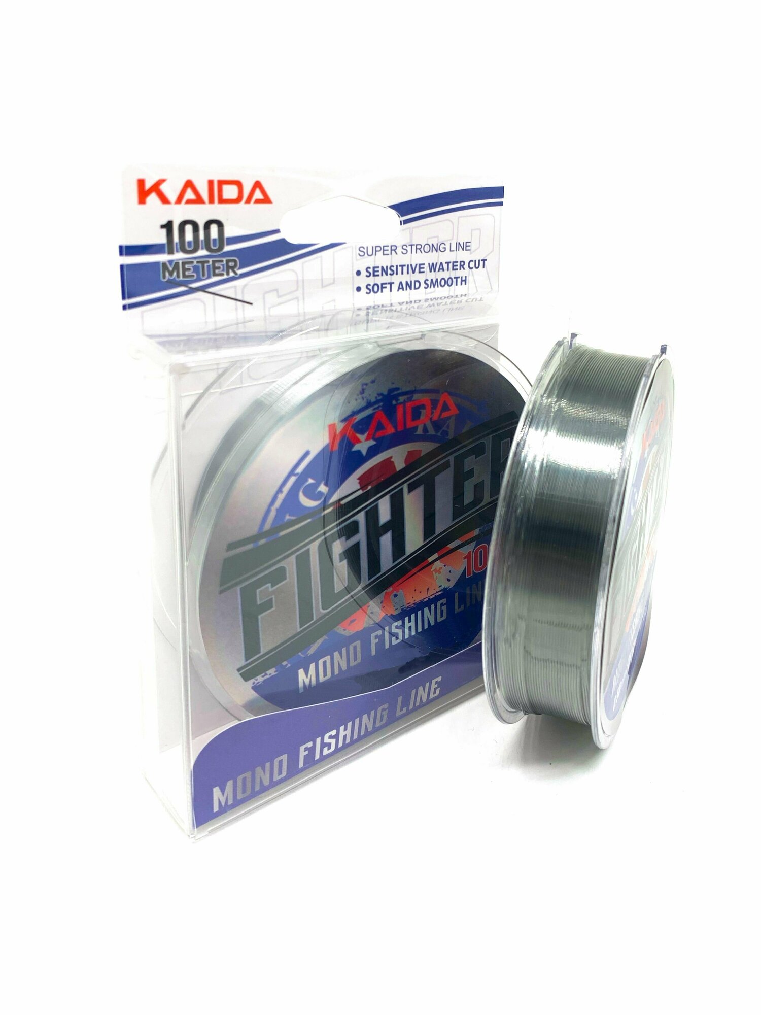 Леска Kaida FIGHTER 100м 0.18мм 4.75кг 10.44lb