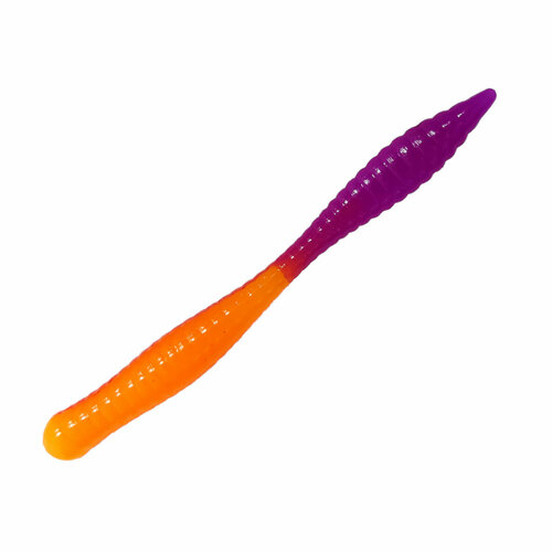 Силикон TROUT LURE (SANSAN) в банке, BEAVER 77, СЫР, COL. 25 (Orange-Purple), (10шт)