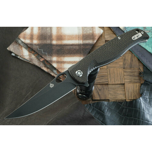 фото Складной нож qsp knife gavial qs126-d2, сталь d2, рукоять микарта