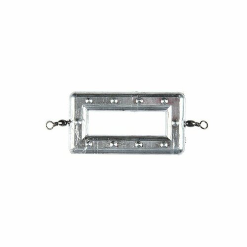 фото Груз кормушка рамка с вертлюгами, 90 г пирс