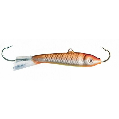 фото Балансир lucky john fin 5 + тройник, 70 мм, 20г, цвет 01h, блистер