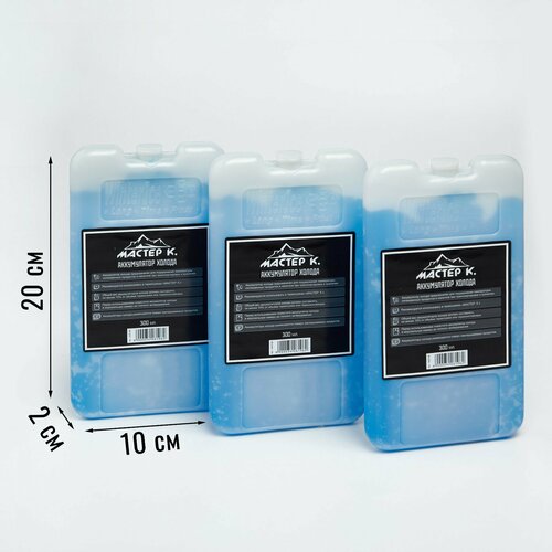 фото Набор аккумуляторов холода, 3 шт по 300 мл россия