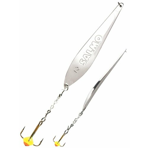 фото Блесна вертикальная зимняя lucky john s-2-z с цепочкой и тройником 04.0г s блистер