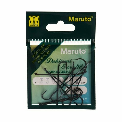 фото Крючки универсальные maruto 3300-blue № 4, 10 шт. нет бренда