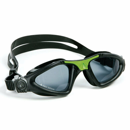 очки для плавания kayenne pro темные линзы transp grey Aquasphere Очки для плавания Kayenne темные линзы, black/green