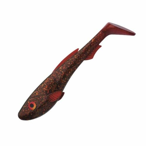 Приманка мягкая Abu Garcia Beast Paddle Tail 17 см Lava Motoroil abu garcia приманка мягкая beast paddle tail 210мм eel pout