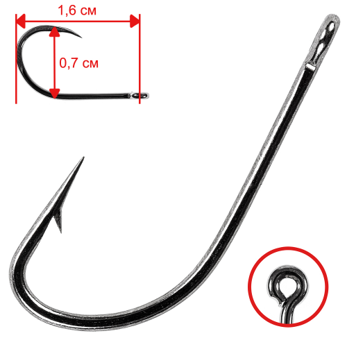 фото Крючки nautilus кристалл s-1110bn №6 (10шт.)