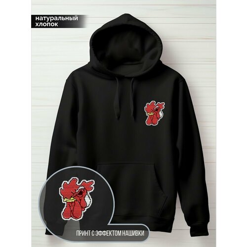 фото Худи hypnotica, размер m, черный