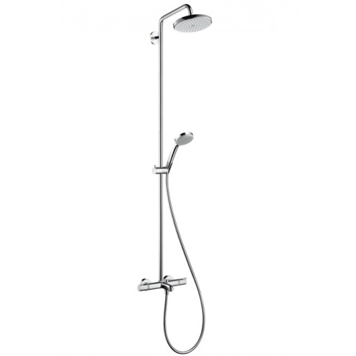 Душевой гарнитур Hansgrohe Croma 220 27223000 душевая система hansgrohe croma 220 showerpipe 27223000 хром