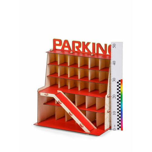 good wood автотрек скоростной спуск Автопарковка Тутси Паркинг Автоград (красный, мебель, дерево)