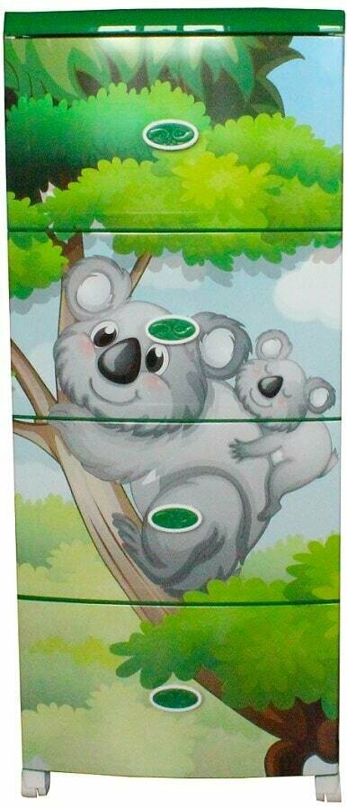 фото Комод детский "Коала" (Зелёный)(1) 50002 Ар-пласт