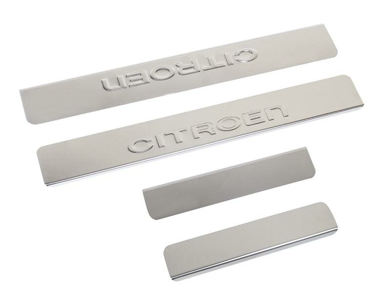 Накладки внутренних порогов CITROEN C4 I (2004-14), C5 (2008-17), Berlingo, штамп CITROEN