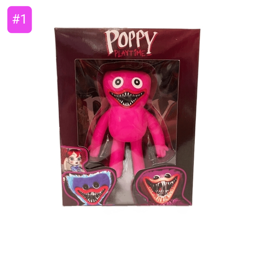 Игрушка антистресс тянучка, силиконовая фигурка героев Хаги-Ваги / Кисси Мисси Poppy PlayTime NO. ST-912, комплект 6шт