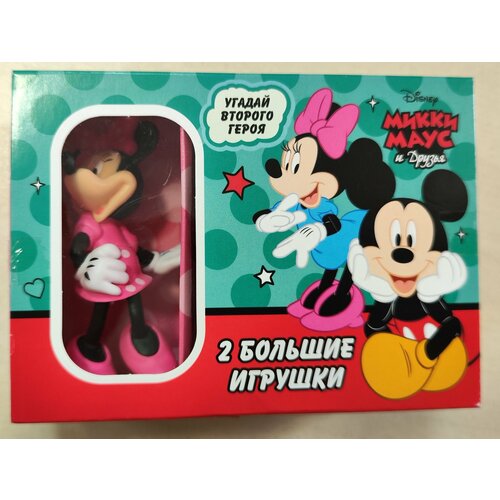 Disney Фигурка Минни Маус+сюрприз 2 шт YT50684-Минни 10 30 60 шт дисней микки маус мультфильм наклейки kawaii наклейка diy записки ноутбук чемодан водонепроницаемый милый стикер для детей игрушки