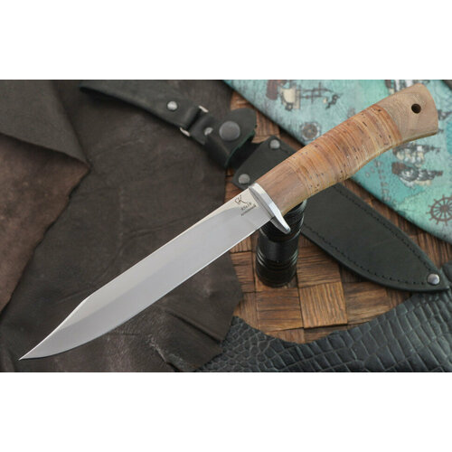 фото Ножевая мастерская курносова нож щука, 95х18, рукоять береста