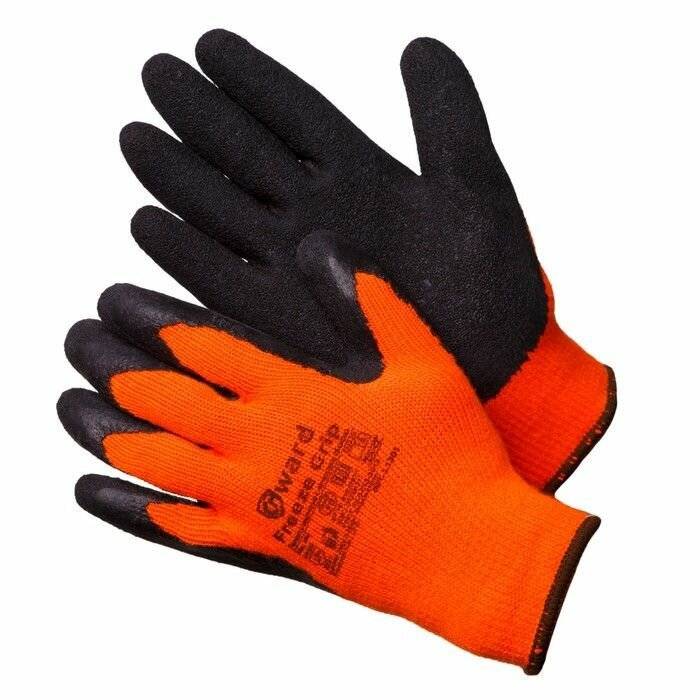 Перчатки GWARD FREEZE GRIP из акриловой пряжи с начесом текстурированный латекс 10 XL