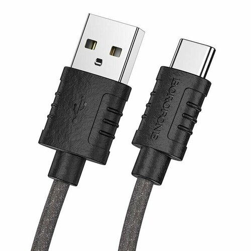 кабель usb typec borofone bx16 easy черный 1м Кабель BOROFONE BX52 USB - Type-C, 1 метр, чёрный